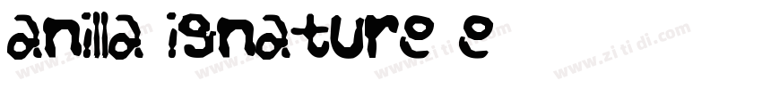 Vanilla Signature Re字体转换